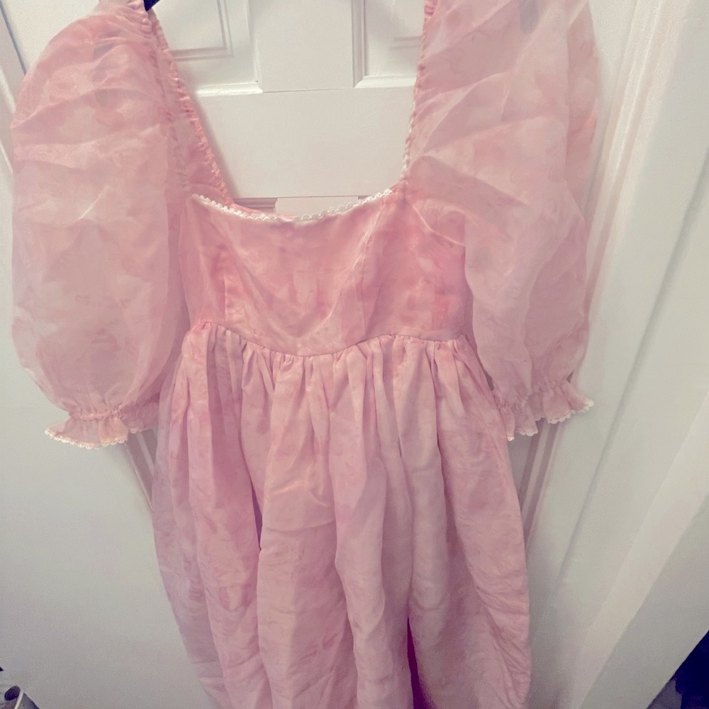NWT Selkie The Pink Porcelain Puff Gown - Picture 11 of 13
